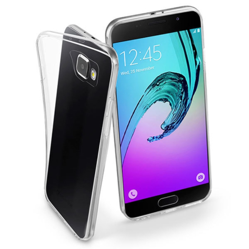 CELLULARLINE Custodia cover per Samsung Galaxy A5 2016 Cellular Line Fine in gomma trasparente